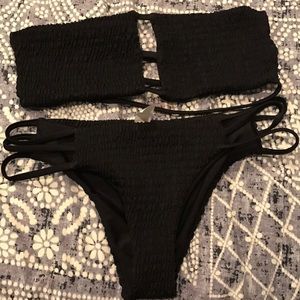 super cute black bathing suit